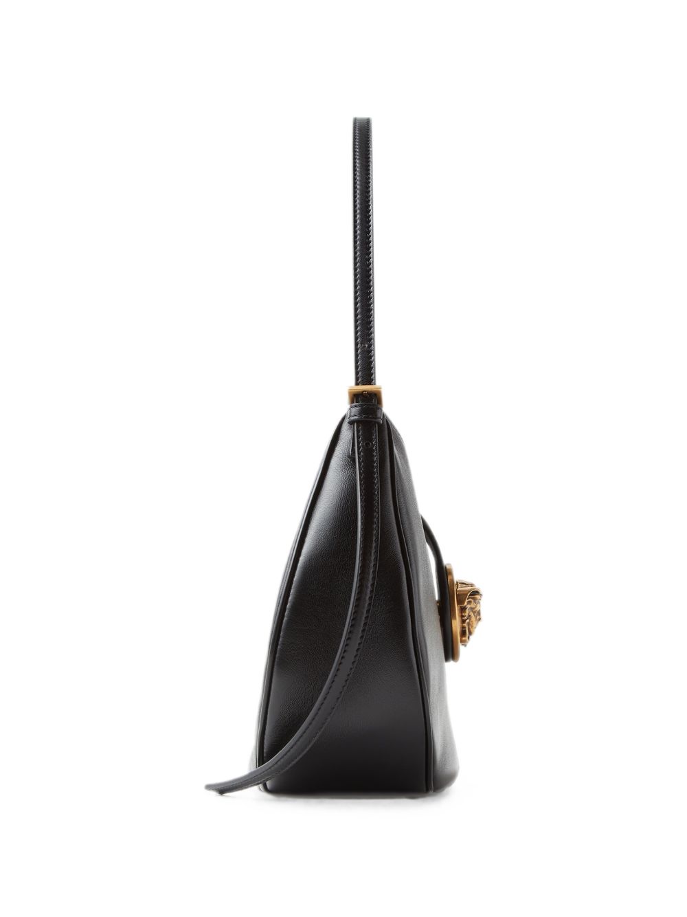 Versace Emblème Leather Hobo Bag