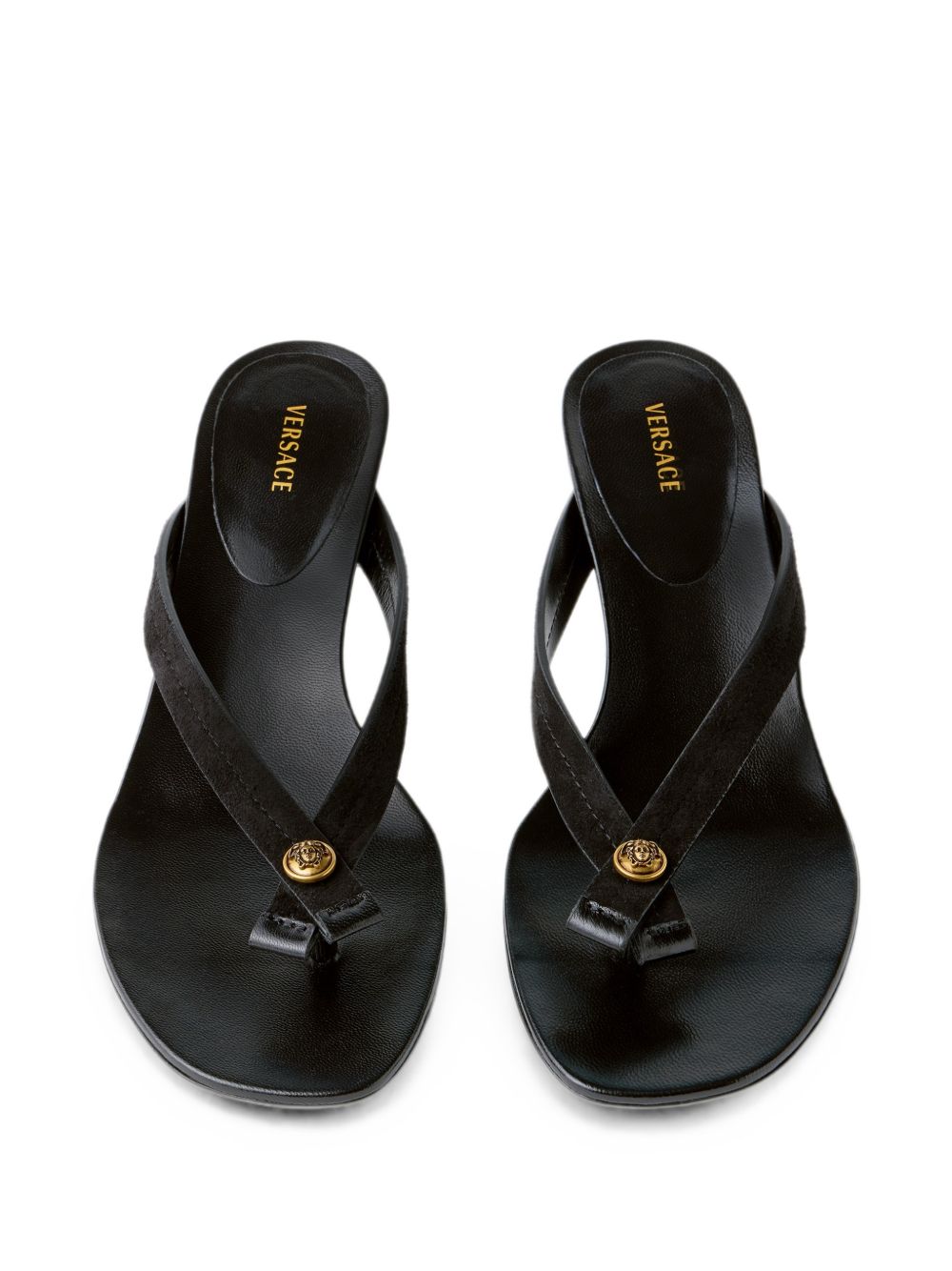 Versace Leather Thong Sandals