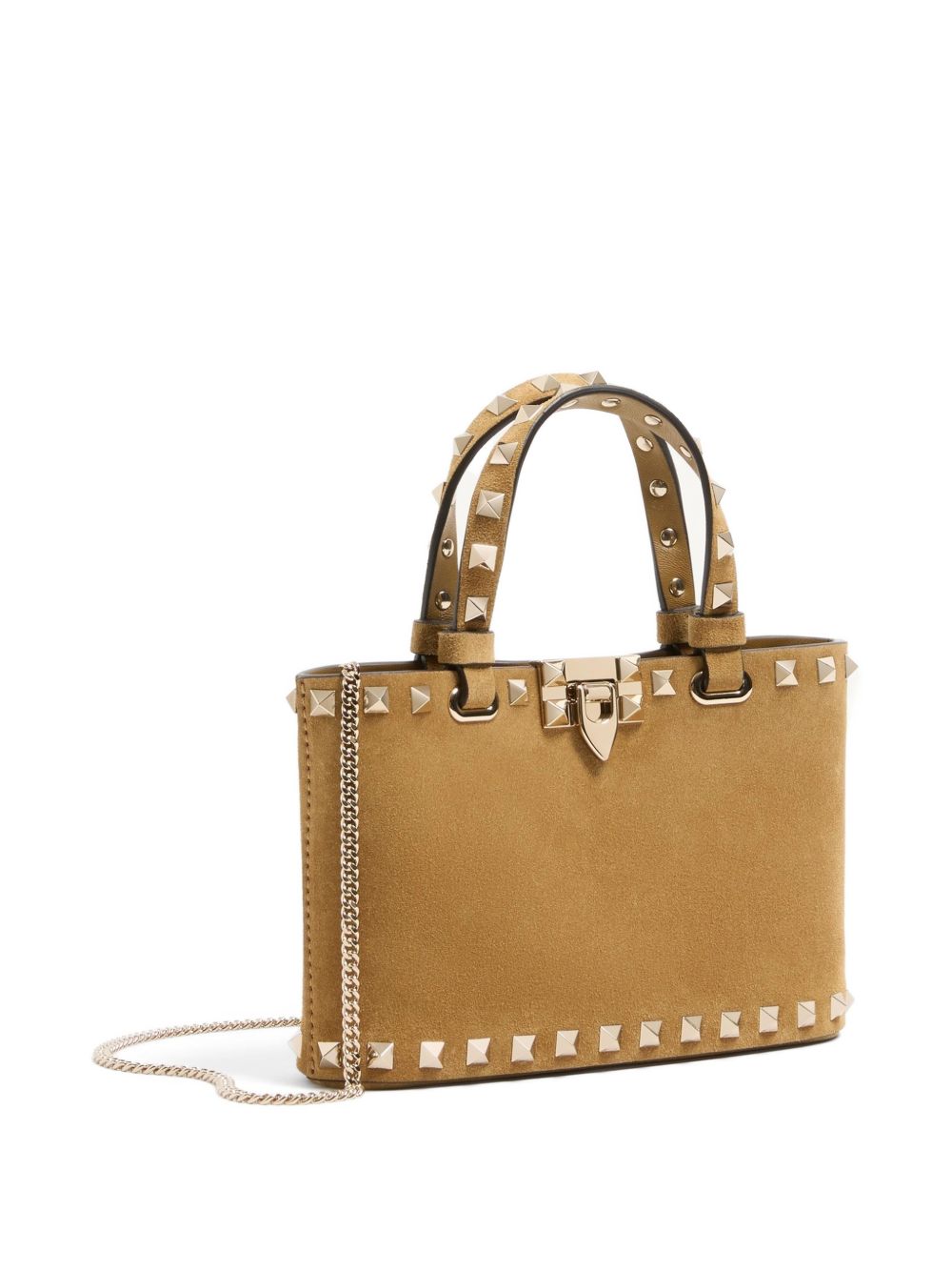 VALENTINO GARAVANI ROCKSTUD MINI SUEDE BAG