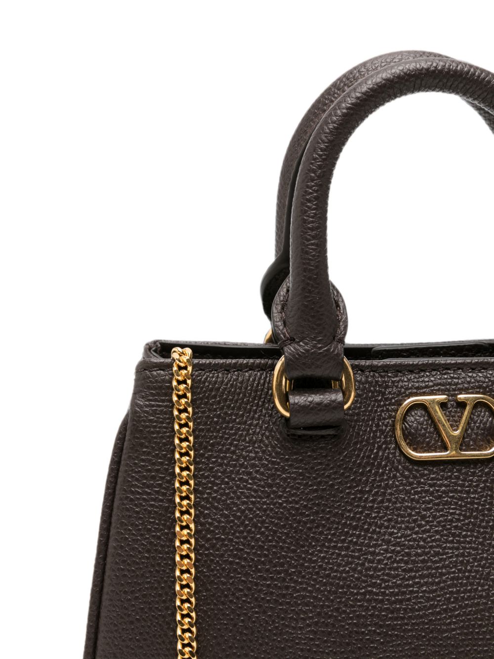 VALENTINO GARAVANI VLOGO SIGNATURE LEATHER MINI BAG
